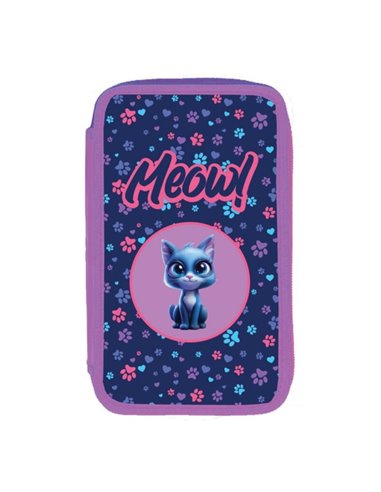 Penar echipat cu 3 fermoare S-COOL SC2922, Meow