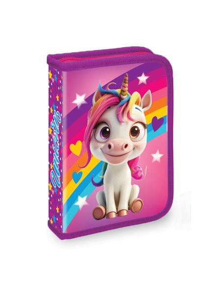 Penar echipat cu 1 fermoar S-COOL SC2896, Motiv Unicorn