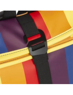 51.132088,Rucsac new rebels mart-los angeles rolltop mini, dimensiuni 27/8/33 cm, motiv rainbow 2