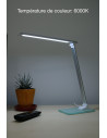 400124478,Lampa unilux led popy, design contemporan, mod lampa de noapte, cablu usb, portabila, baza stabila sticla 0.8cm, alumi