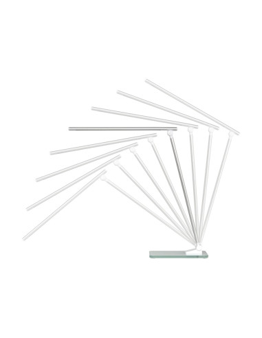 400124478,Lampa unilux led popy, design contemporan, mod lampa de noapte, cablu usb, portabila, baza stabila sticla 0.8cm, alumi