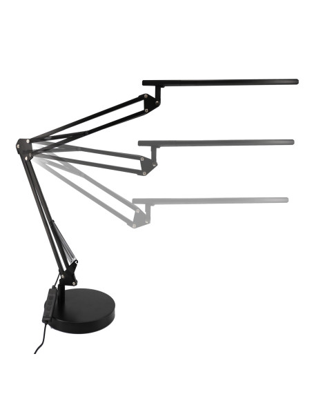 400190981,Lampa unilux led swingo 2.0, brat dublu si articulatie tripla, reglabila, tehnologie led de ultima generatie, mecanism