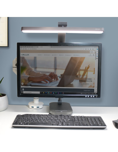 400172851,Lampa unilux led pureline, 2 comutatoare tactile, timer 1h, mod lampa de noapte, functie memorie, functie stingere int