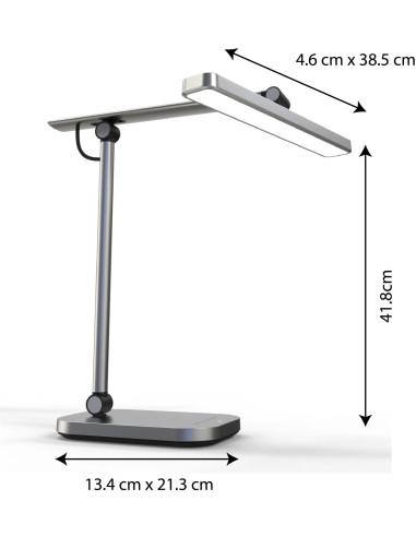 400172851,Lampa unilux led pureline, 2 comutatoare tactile, timer 1h, mod lampa de noapte, functie memorie, functie stingere int
