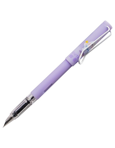 Set stilouri cu cerneala termosensibila + Rezerve, Magic bunny, Mov