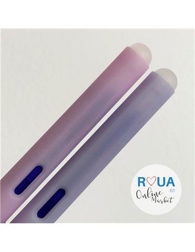 Set stilouri cu cerneala termosensibila + Rezerve, Magic bunny, Mov