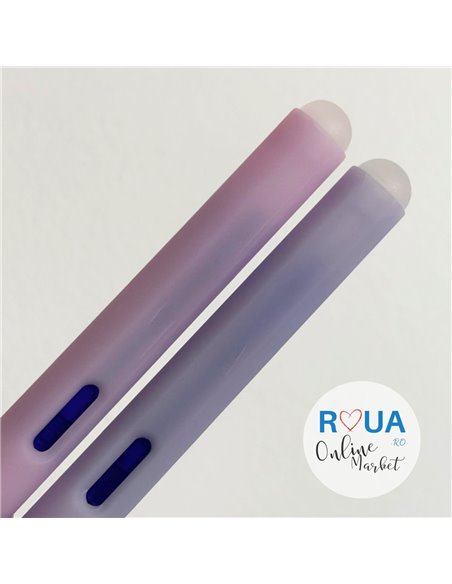 Set stilouri cu cerneala termosensibila + Rezerve, Magic bunny, Mov