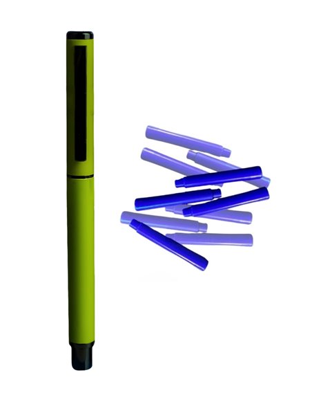 Stilou metalic cu cerneala termosensibila + Rezerve, Forest walk