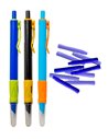 Set stilouri cu cerneala termosensibila + Rezerve, Neon trio