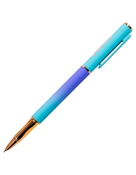 Set stilouri metalice cu cerneala termosensibila + Rezerve, Flame, Roz/Bej