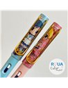Set stilouri cu cerneala termosensibila + Rezerve, Girl, Roz/Bleu