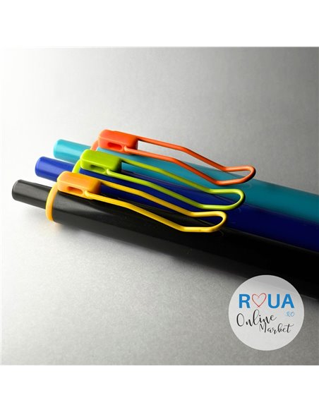 Set stilouri cu mecanism si cerneala termosensibila + Rezerve, Neon trio