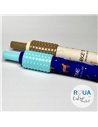 Set stilouri cu cerneala termosensibila si mecanism + Rezerve, Animal fun, Albastru/Maro