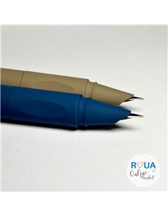 Set stilouri cu cerneala termosensibila si mecanism + Rezerve, Flow, Albastru/Gri 2