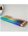 Set stilouri metalice cu cerneala termosensibila + Rezerve, Flame, Verde/Albastru
