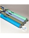 Set stilouri cu cerneala termosensibila + Rezerve, Anime football, Albastru/Verde