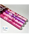 Set stilouri cu cerneala termosensibila + Rezerve, Pink bear, Roz