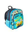 G364,Ghiozdan St.Majewski Minions, 2 compartimente, 2 buzunare, bleu, 624810