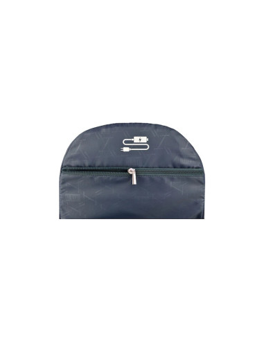 G279,Ghiozdan St.Majewski St.Right Stars, 2 compartimente, 4 buzunare, bleumarin, BP-07 / 617546
