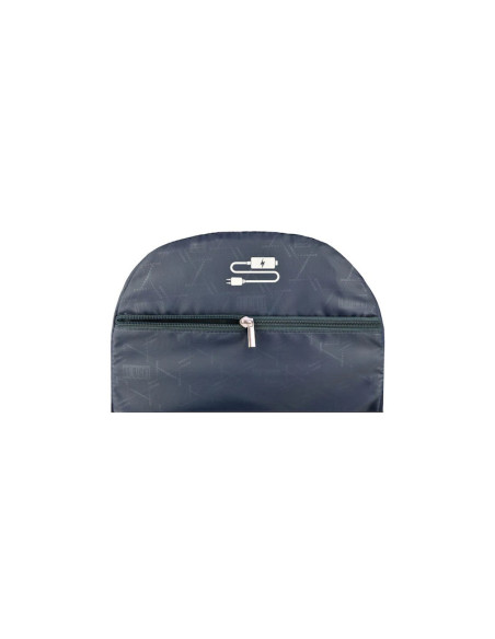 G279,Ghiozdan St.Majewski St.Right Stars, 2 compartimente, 4 buzunare, bleumarin, BP-07 / 617546