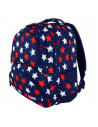 G279,Ghiozdan St.Majewski St.Right Stars, 2 compartimente, 4 buzunare, bleumarin, BP-07 / 617546