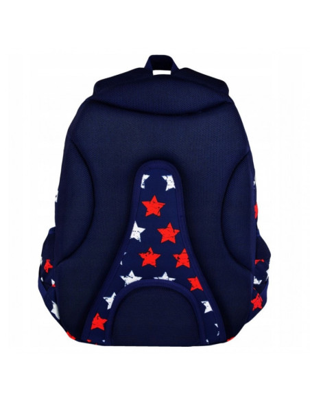 G279,Ghiozdan St.Majewski St.Right Stars, 2 compartimente, 4 buzunare, bleumarin, BP-07 / 617546