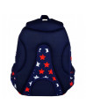 G279,Ghiozdan St.Majewski St.Right Stars, 2 compartimente, 4 buzunare, bleumarin, BP-07 / 617546