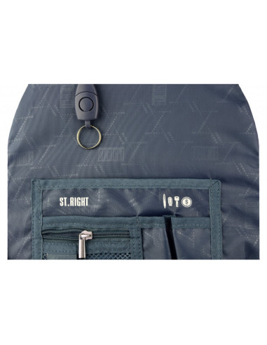 G460,Ghiozdan St.Majewski St.Right Boho, 4 compartimente, 2 buzunare, gri, BP-06/47 / 622267
