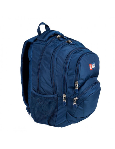 G534,Ghiozdan St.Majewski St.Right Navy, 4 compartimente, 2 buzunare, bleumarin, BP05 / 646270