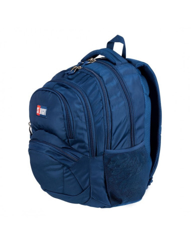 G534,Ghiozdan St.Majewski St.Right Navy, 4 compartimente, 2 buzunare, bleumarin, BP05 / 646270