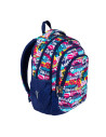 G539,Ghiozdan St.Majewski St.Right Slogan, 4 compartimente, 2 buzunare, bleumarin, BP06 / 620690