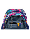G539,Ghiozdan St.Majewski St.Right Slogan, 4 compartimente, 2 buzunare, bleumarin, BP06 / 620690