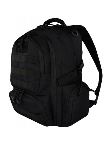 G548,Ghiozdan St.Majewski St.Right Military Black, 4 compartimente, 2 buzunare, negru, BP36 /619823