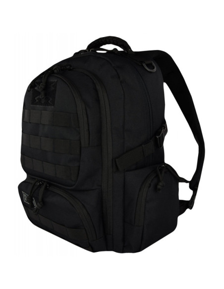 G548,Ghiozdan St.Majewski St.Right Military Black, 4 compartimente, 2 buzunare, negru, BP36 /619823