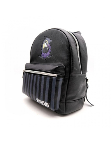 G611,Rucsac St.Majewski Wednesday, 28cm, 1 compartiment, piele sintetica, negru, 690976