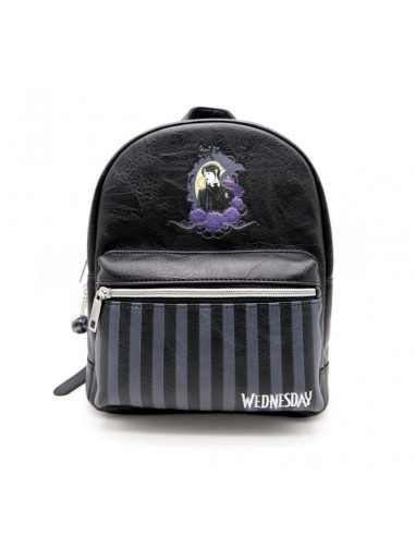 G611,Rucsac St.Majewski Wednesday, 28cm, 1 compartiment, piele sintetica, negru, 690976