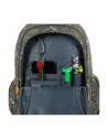 G567,Ghiozdan St.Majewski St.Right T-Rex, 39cm, 3 compartimente, verde kaki, 654015