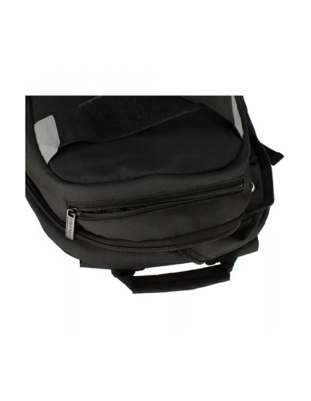 G586,Ghiozdan Starpak Black, 45cm, 2 compartimente, negru, 517376