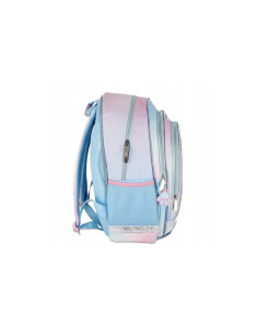 G589,Ghiozdan Starpak Doggy, 39cm, 3 compartimente, roz cu turcoaz, 527185 2