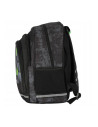 G590,Ghiozdan Starpak Football, 39cm, 3 compartimente, negru cu verde, 527190
