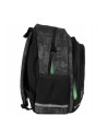 G590,Ghiozdan Starpak Football, 39cm, 3 compartimente, negru cu verde, 527190