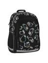 G591,Ghiozdan Starpak Kitty Holo, 39cm, 3 compartimente, negru, 527191