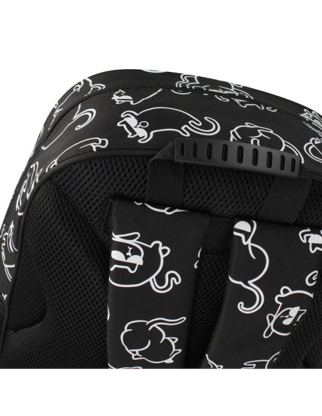 G591,Ghiozdan Starpak Kitty Holo, 39cm, 3 compartimente, negru, 527191