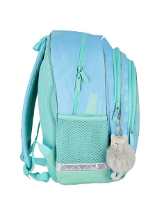 G592,Ghiozdan Starpak Kitty, 39cm, 3 compartimente, blue cu turcoaz, 527189 2