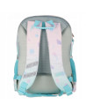 G593,Ghiozdan Starpak Mermaid, 39cm, 3 compartimente, roz cu turcoaz, 527183