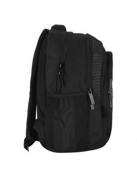 G595,Ghiozdan Starpak NYC, 43cm, 3 compartimente, negru, 507341