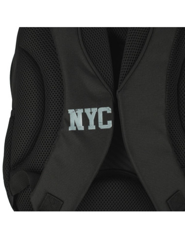 G595,Ghiozdan Starpak NYC, 43cm, 3 compartimente, negru, 507341
