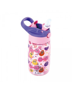 R1249,Recipient scolar Keyroad 450ml, pentru lichide, roz, KR973139