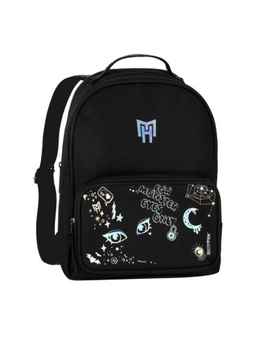 G668,Ghiozdan Starpak Monster High, 28cm, 1 compartiment, negru, 518385 G668,Ghiozdan Starpak Monster High, 28cm, 1 compartiment, negru, 518385