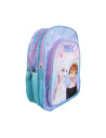 G674,Ghiozdan St.Majewski Frozen - Magic of Nature, 38cm, 3 compartimente, 2 buzunare, bleu cu mov
